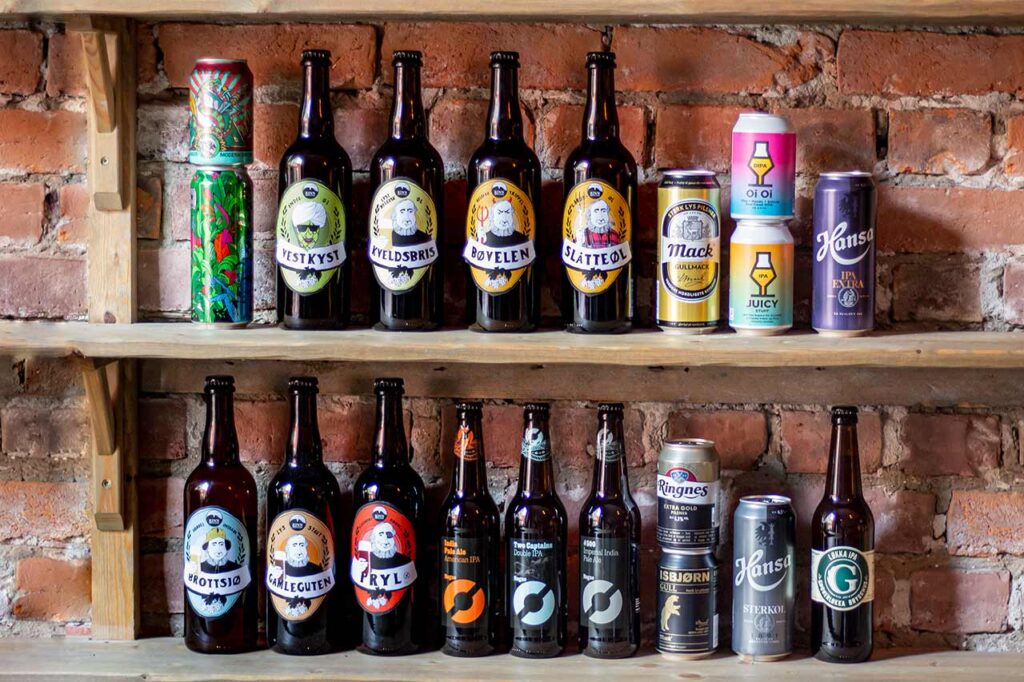 Oppstilling av de 20 mest solgte ølene i 2020 hos Vinmonopolet.