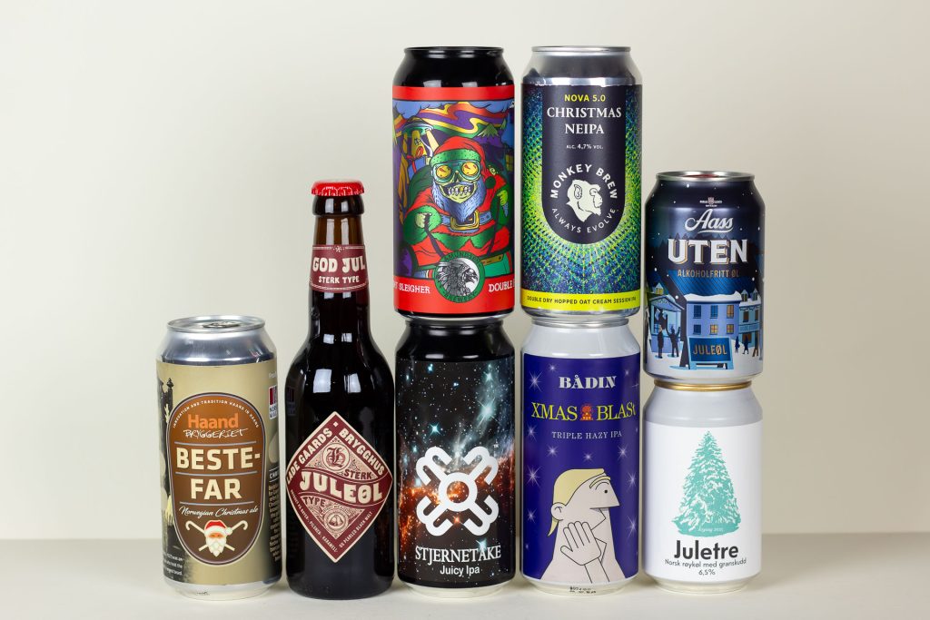 Topp 8   Norske juleøl til pinnekjøtt 2025