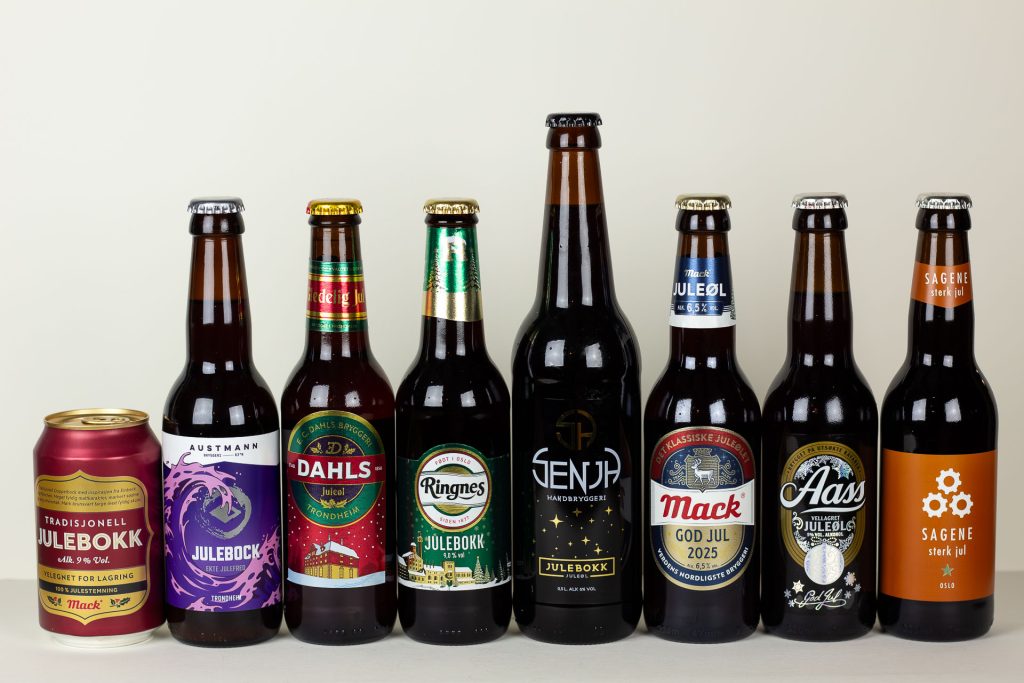 Topp 8  Norske juleøl til ribbe 2025