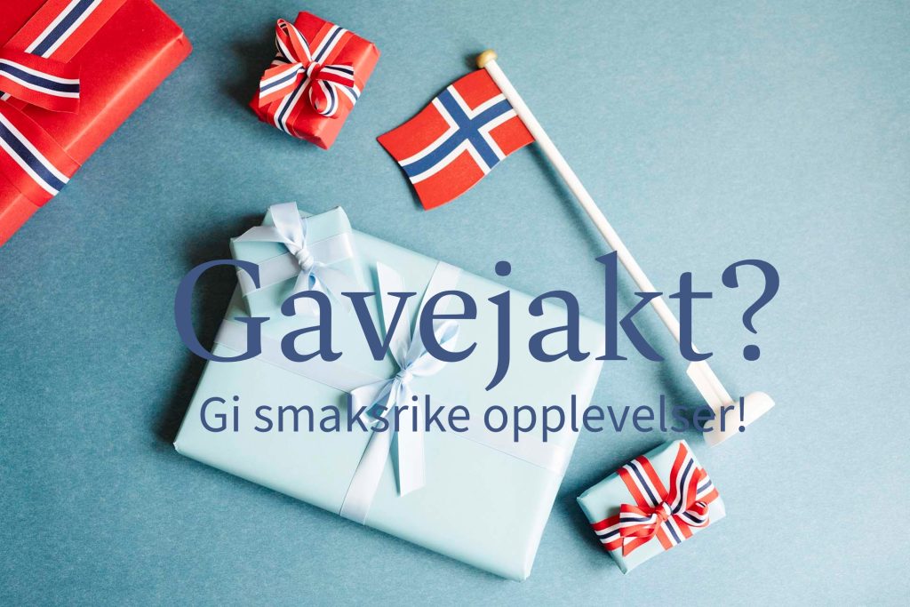 Gavejakt Gi smaksrike opplevelser Bilde av flagg og gaver